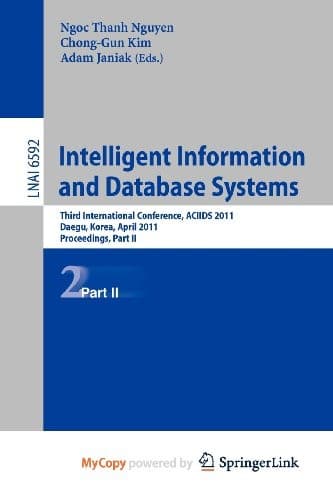 Cover image for Intelligent Information and Database Systems