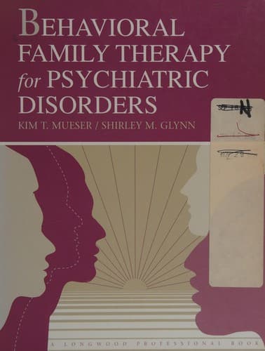 Cover image for Behavioral family therapy for psychiatric disorders