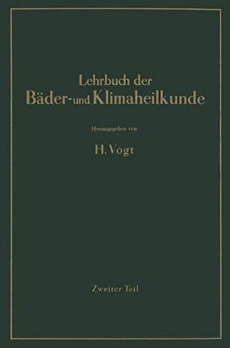 Cover image for Lehrbuch der Bäder- und Klimaheilkunde