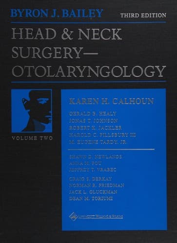 Cover image for Head and neck surgery--otolaryngology