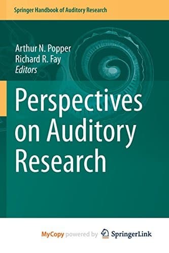 Cover image for Perspectives on Auditory Research