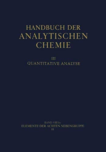 Cover image for Elemente Der Achten Nebengruppe