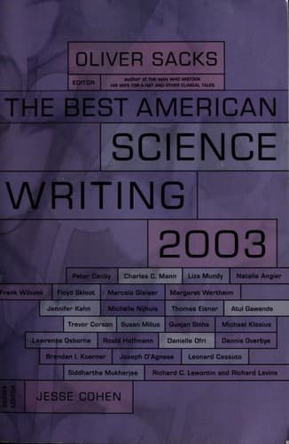 Cover image for The Best American Science Writing 2003