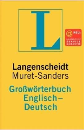 Langenscheidts Grosswörterbuch der englischen und deutschen Sprache