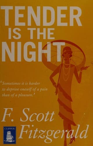 Cover image for Tender is the night