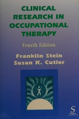 Cover image for Clinical research in occupational therapy