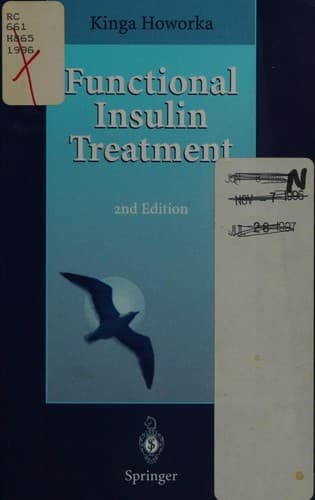 Cover image for Functional Insulin Treatment