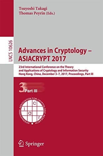 Cover image for Advances in Cryptology – ASIACRYPT 2017