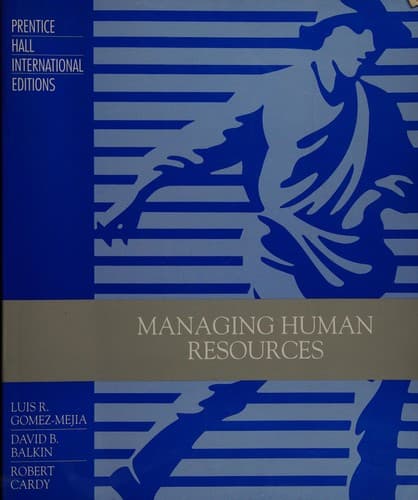 Cover image for Managing human resources