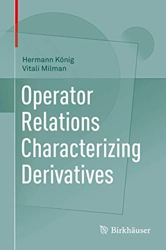 Cover image for Operator Relations Characterizing Derivatives