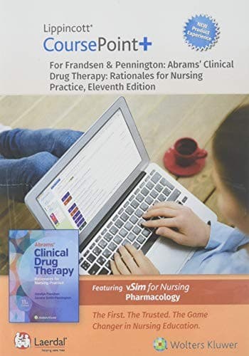 Cover image for Lippincott CoursePoint+ Enhanced for Abrams' Clinical Drug Therapy