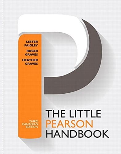 Cover image for The Little Pearson Handbook - Third Canadian Edition
