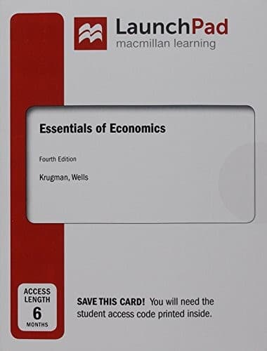 Cover image for LaunchPad for Essentials of Economics