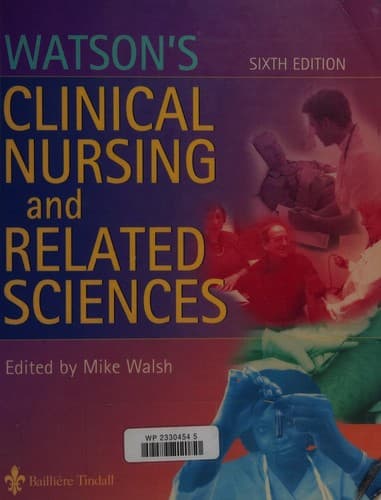 Cover image for Watson's clinical nursing and related sciences.