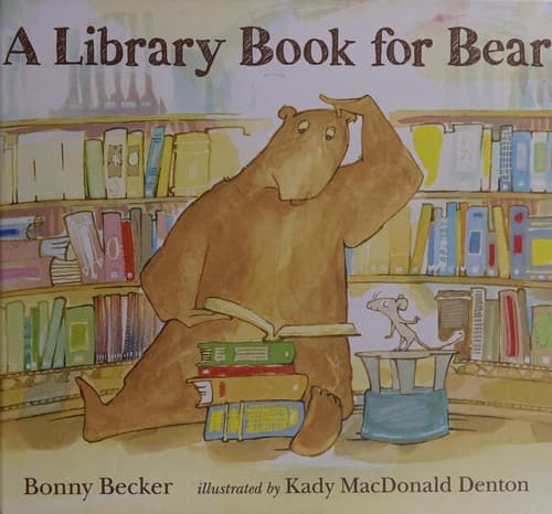 Cover image for A library book for Bear
