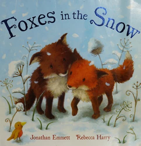 Cover image for Foxes in the snow