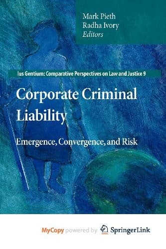 Cover image for Corporate Criminal Liability
