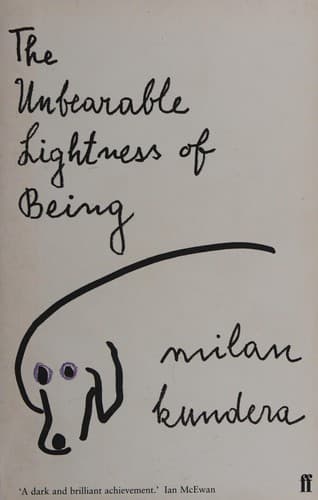 Cover image for The unbearable lightness of being