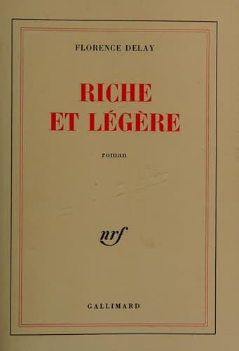 Cover image for Riche et légère