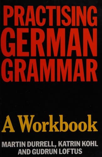 Cover image for Practicing German Grammar