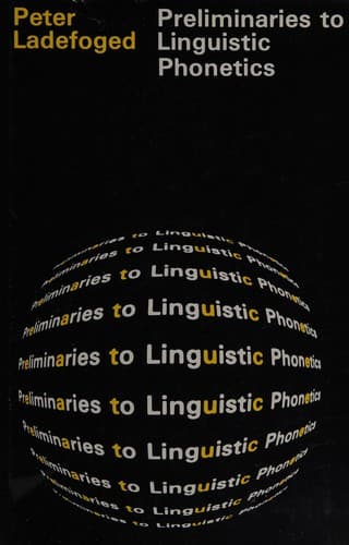 Cover image for Preliminaries to linguistic phonetics.