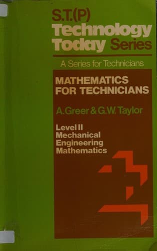 Cover image for Mathematics for technicians, level 2
