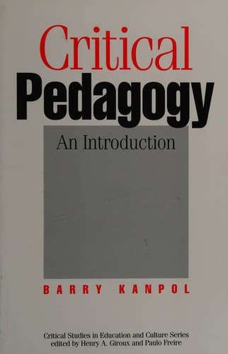Cover image for Critical pedagogy