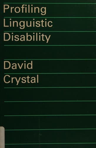 Cover image for Profiling linguistic disability