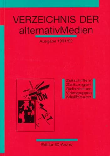 Verzeichnis der Alternativmedien, Ausgabe 1991/92