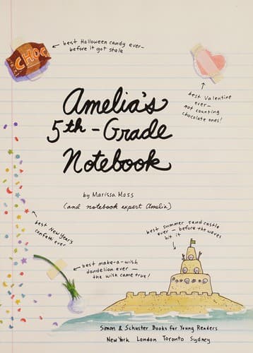 Cover image for Amelia's 5th grade notebook
