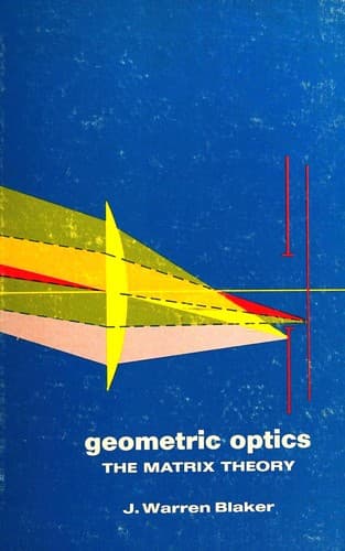 Cover image for Geometric optics