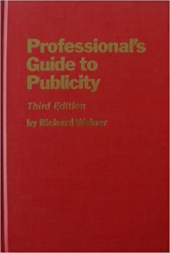 Cover image for Professional's Guide to Publicity