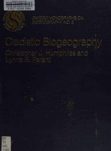 Cover image for Cladistic biogeography
