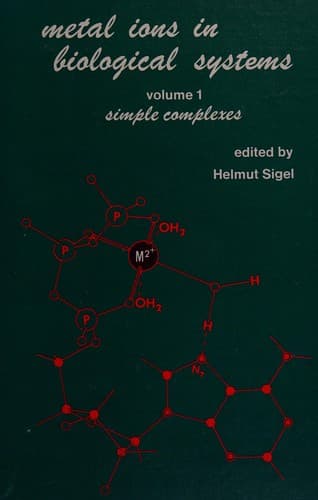 Cover image for Metal ions in biological systems