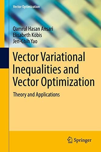 Cover image for Vector Variational Inequalities and Vector Optimization