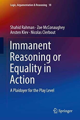 Cover image for Immanent Reasoning or Equality in Action