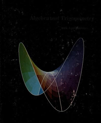 Cover image for Algebra and trigonometry, with applications