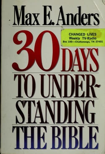 Cover image for 30 days to understanding the Bible
