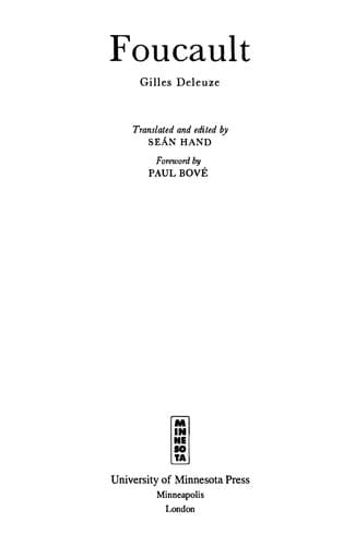 Cover image for Foucault