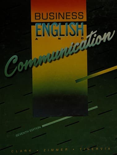 Cover image for Business English and communication