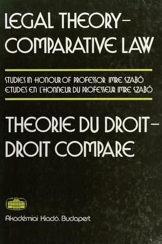 Legal theory, comparative law