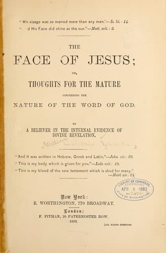 The face of Jesus
