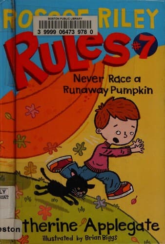 Cover image for Never Race a Runaway Pumpkin