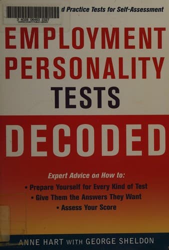 Cover image for Employment personality tests decoded