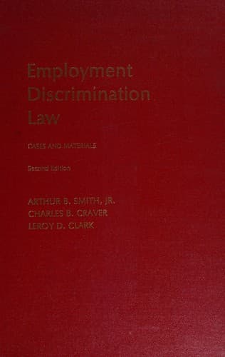 Cover image for Employment discrimination law