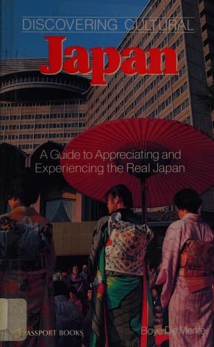 Cover image for Discovering cultural Japan