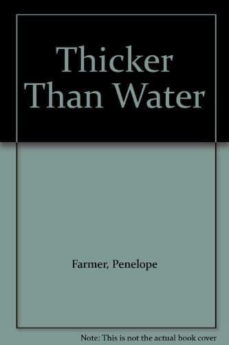 Cover image for Thicker than water.