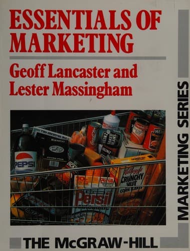Cover image for Essentials of marketing