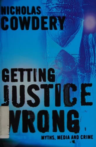 Cover image for Getting justice wrong