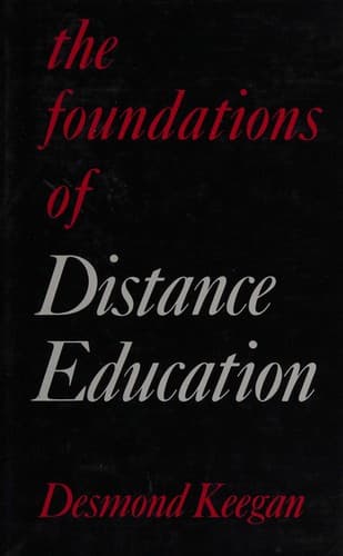 Cover image for The foundations of distance education